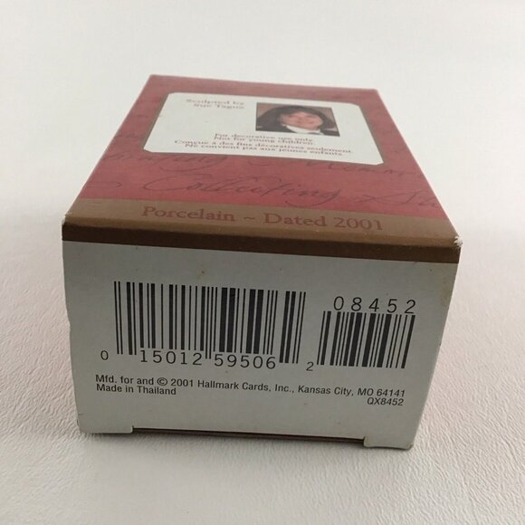 Hallmark Keepsake Christmas Ornament Godchild Porcelain Bell New Vintage 2001 - Picture 6 of 6